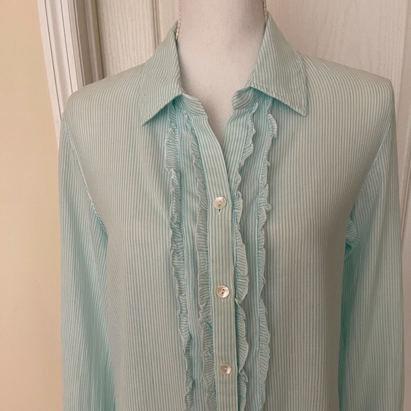 Additions by Chico's Woman’s Shirt, Cotton, Sz 2 - Picture 2 of 10